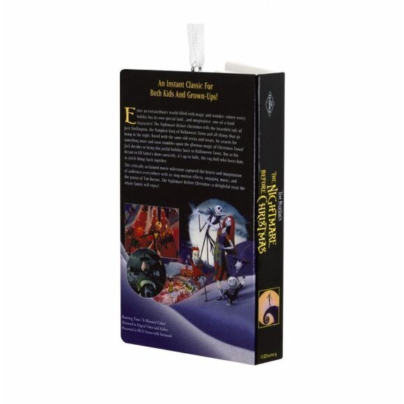 Hallmark Disney Retro Video Cassette Nightmare Before Christmas Ornament NWT - Picture 2 of 7